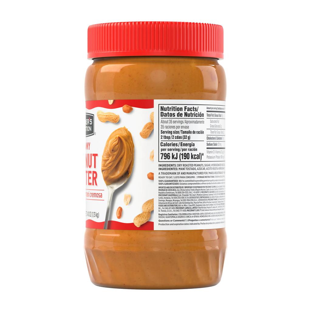 Member's Selection Mantequilla de Maní Cremosa 1.13 kg / 40 oz 2