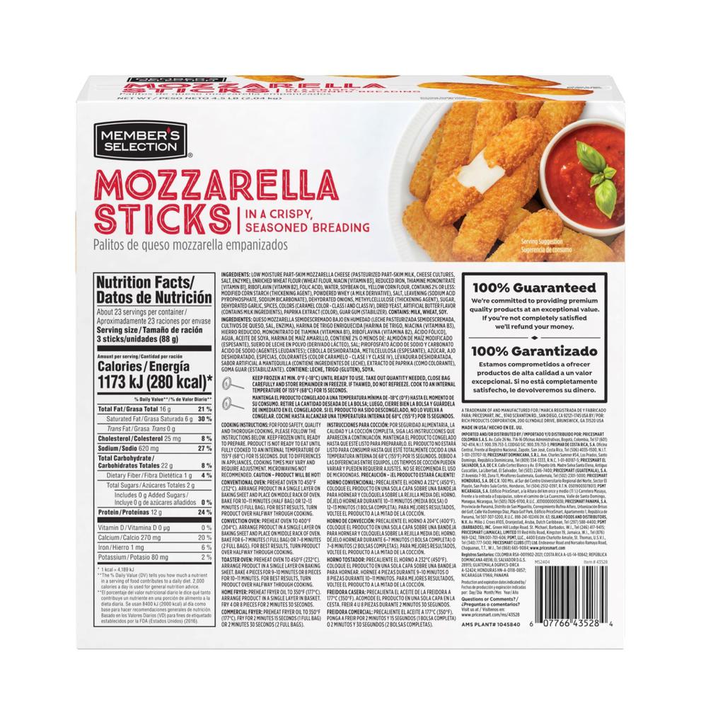 Member's Selection Deditos de Queso 2.04 kg / 4.5 lb 3