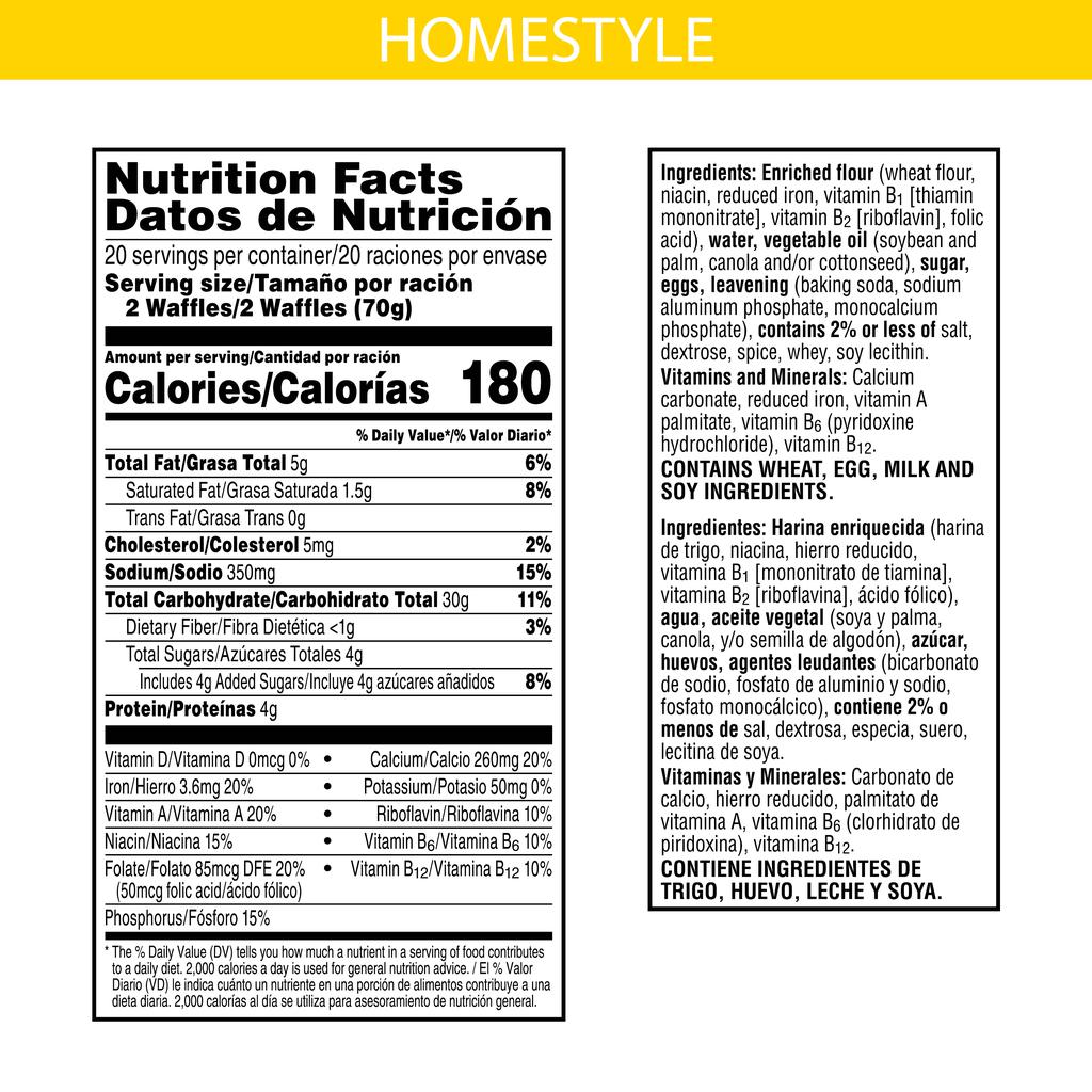 Eggo Waffles 40 Unidades / 35 g / 1.2 oz 3
