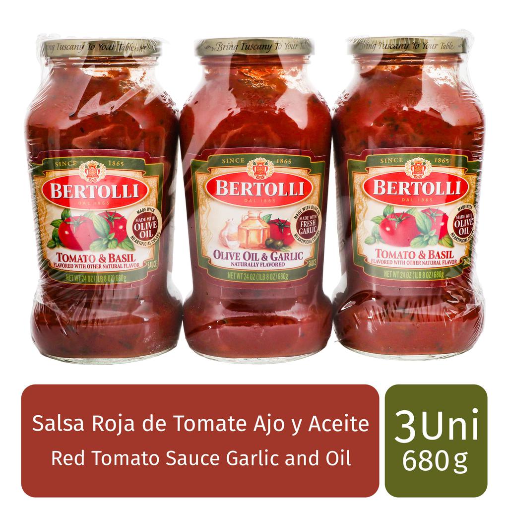 Bertolli Salsa para Pasta 3 Unidades / 680 g / 24 oz