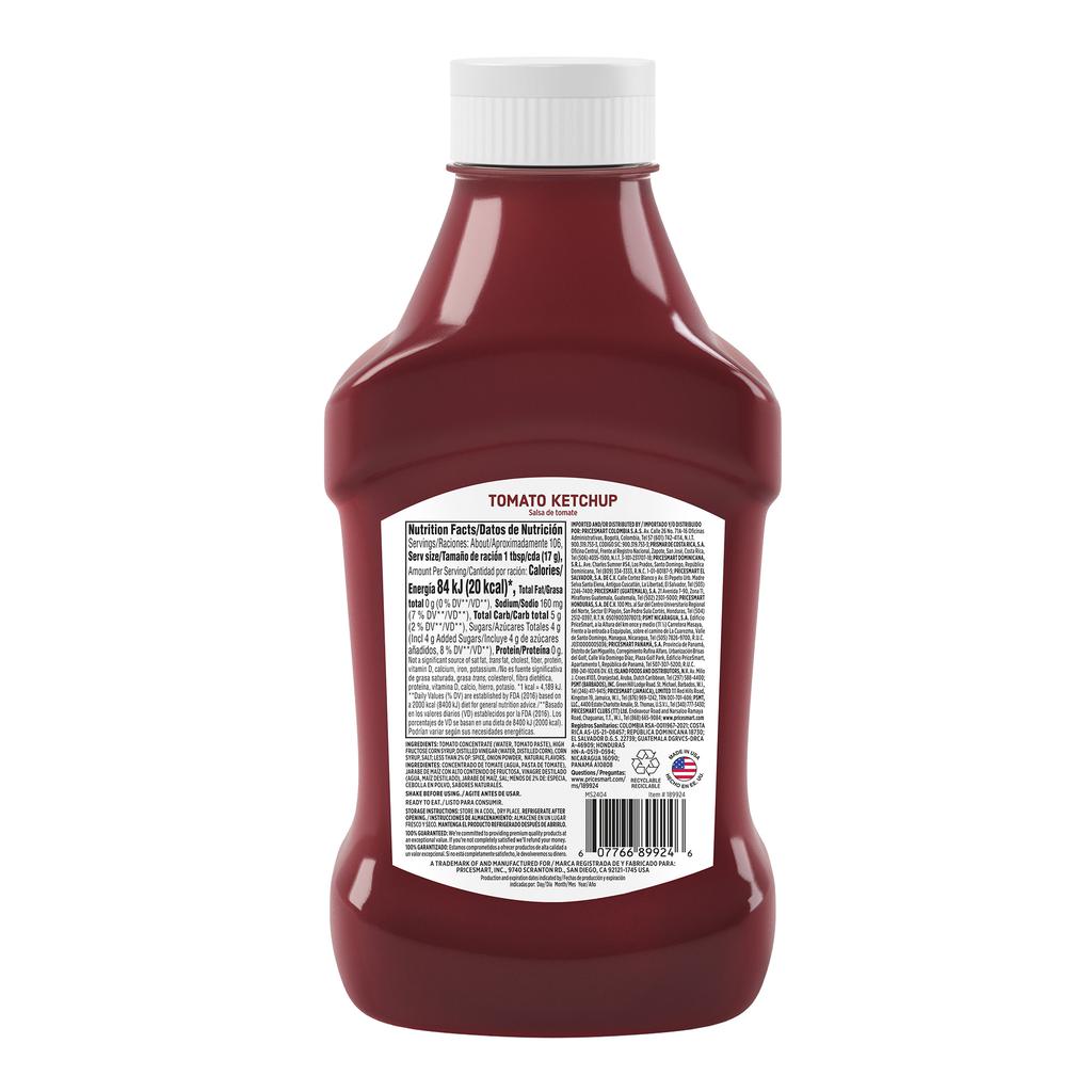 Member's Selection Salsa de Tomate Ketchup 1.81 kg / 64 oz 3