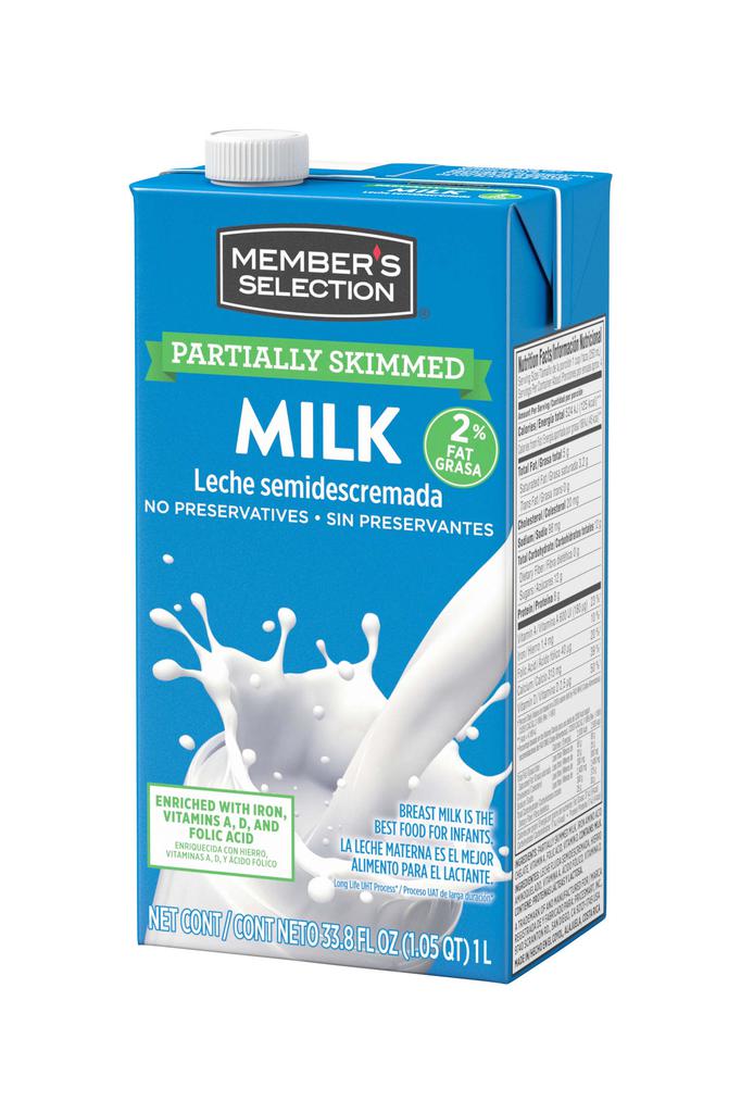 Member's Selection Leche Semidescremada 12 Unidades / 1 L / 33.81 oz 4