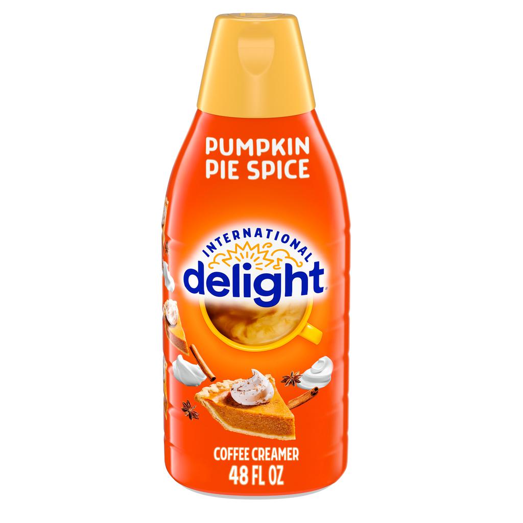 International Delight Crema de Café con Sabor a Especias de Pastel de Calabaza 1.4 L / 48 oz