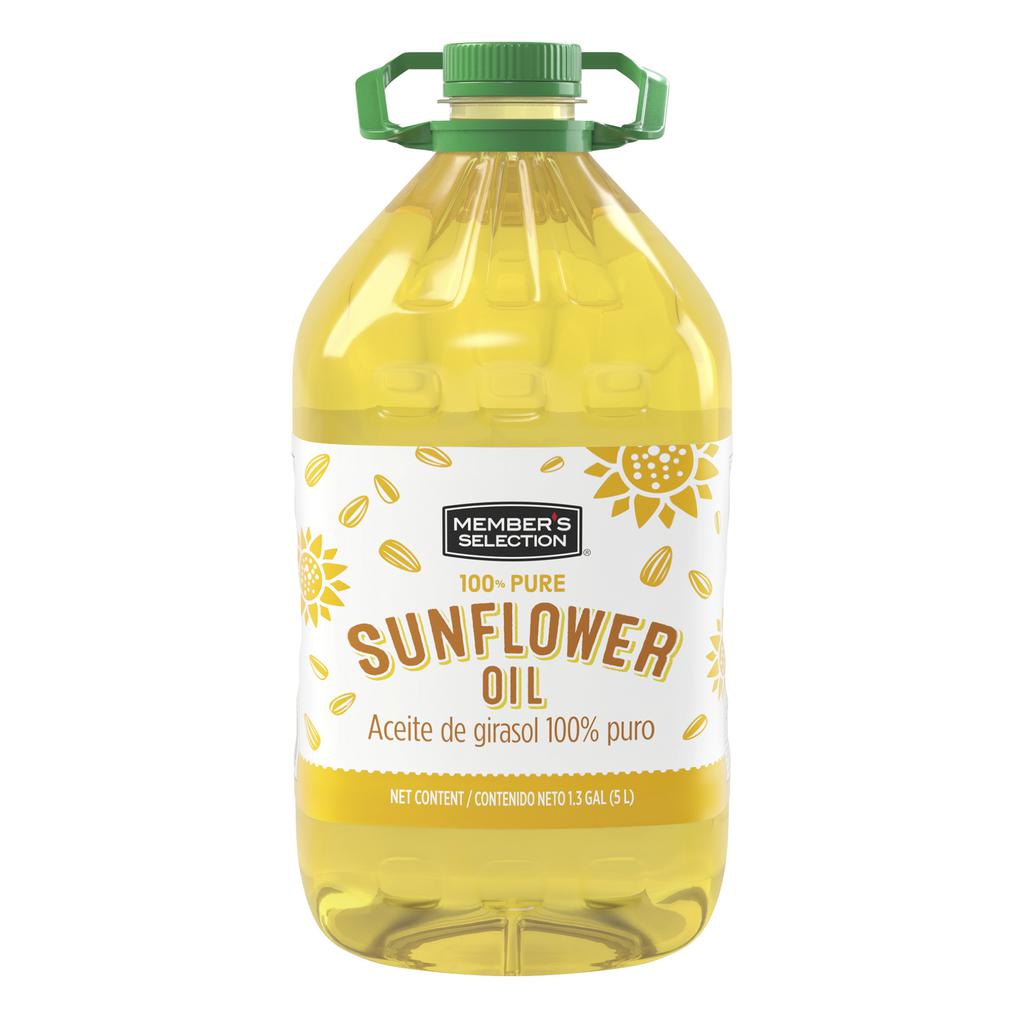 Member's Selection Aceite de Girasol 100 % Puro 5 L / 1.32 gal