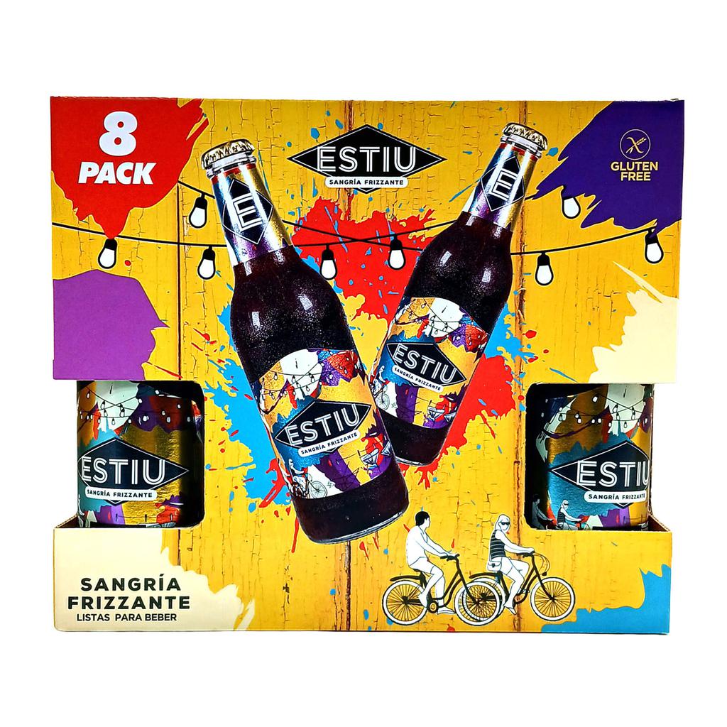 Estiu Sangría Frizzante 8 Unidades / 330 mL / 11 oz