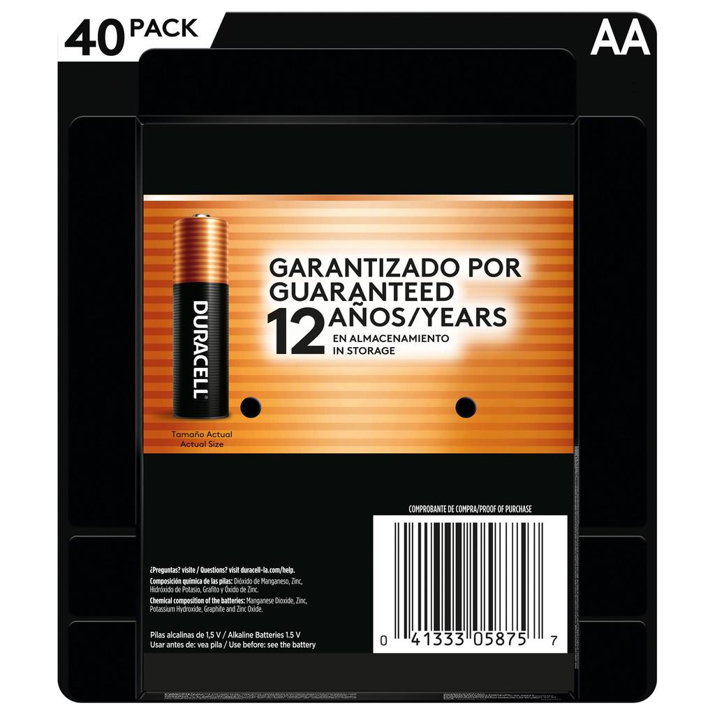 Duracell Baterías Alcalinas AA 40 Unidades 2