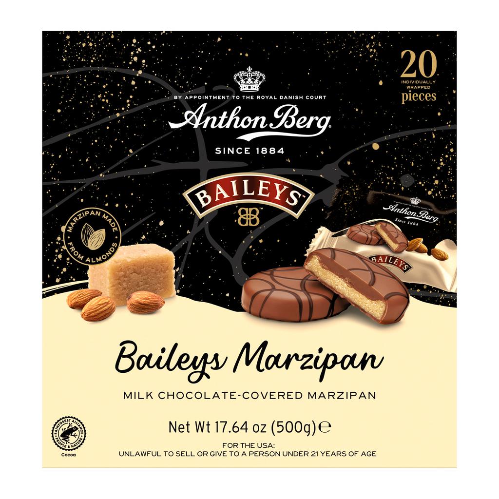Anthon Berg Mazapán Cubierto de Chocolate con Licor de Baileys 20 Unidades / 25 g / 0.8 oz 3
