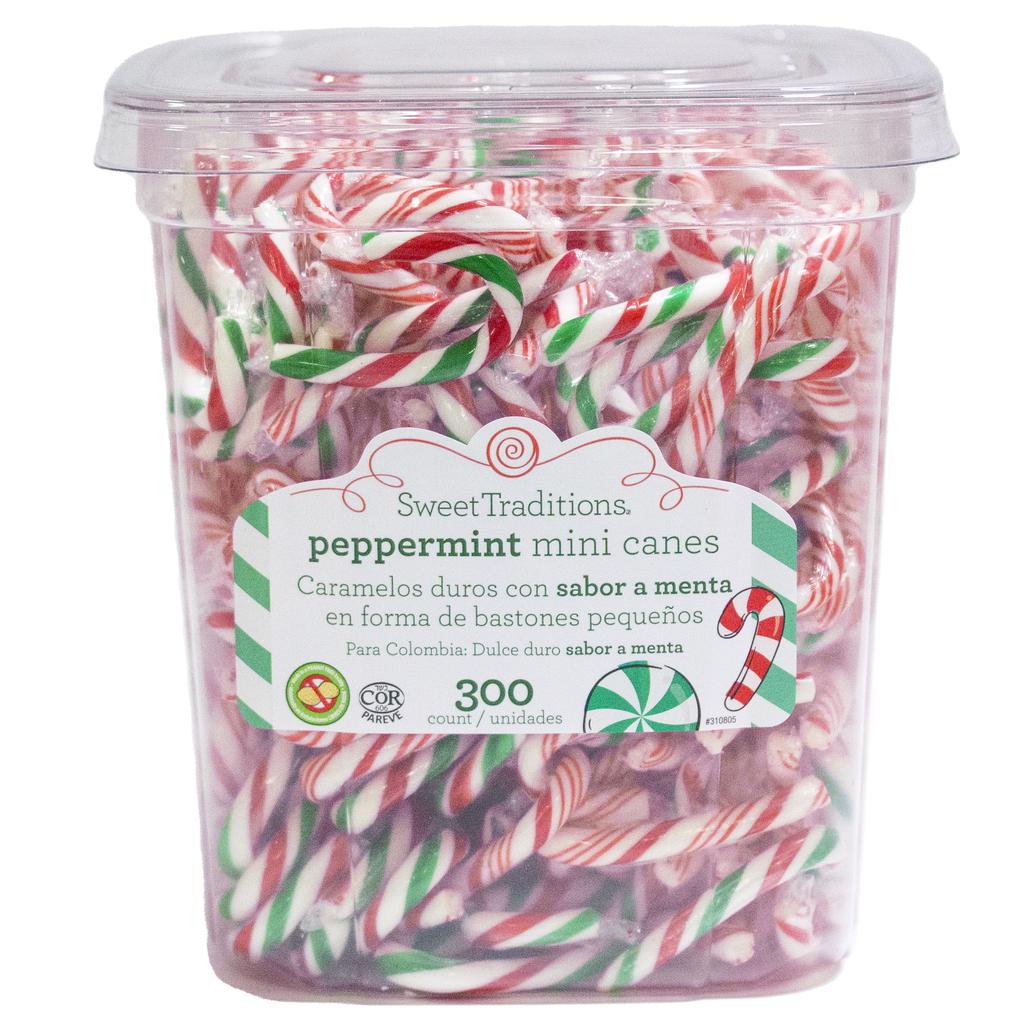Sweet Traditions Mini Bastones de Caramelo 300 Unidades / 6 g / 0.2 oz