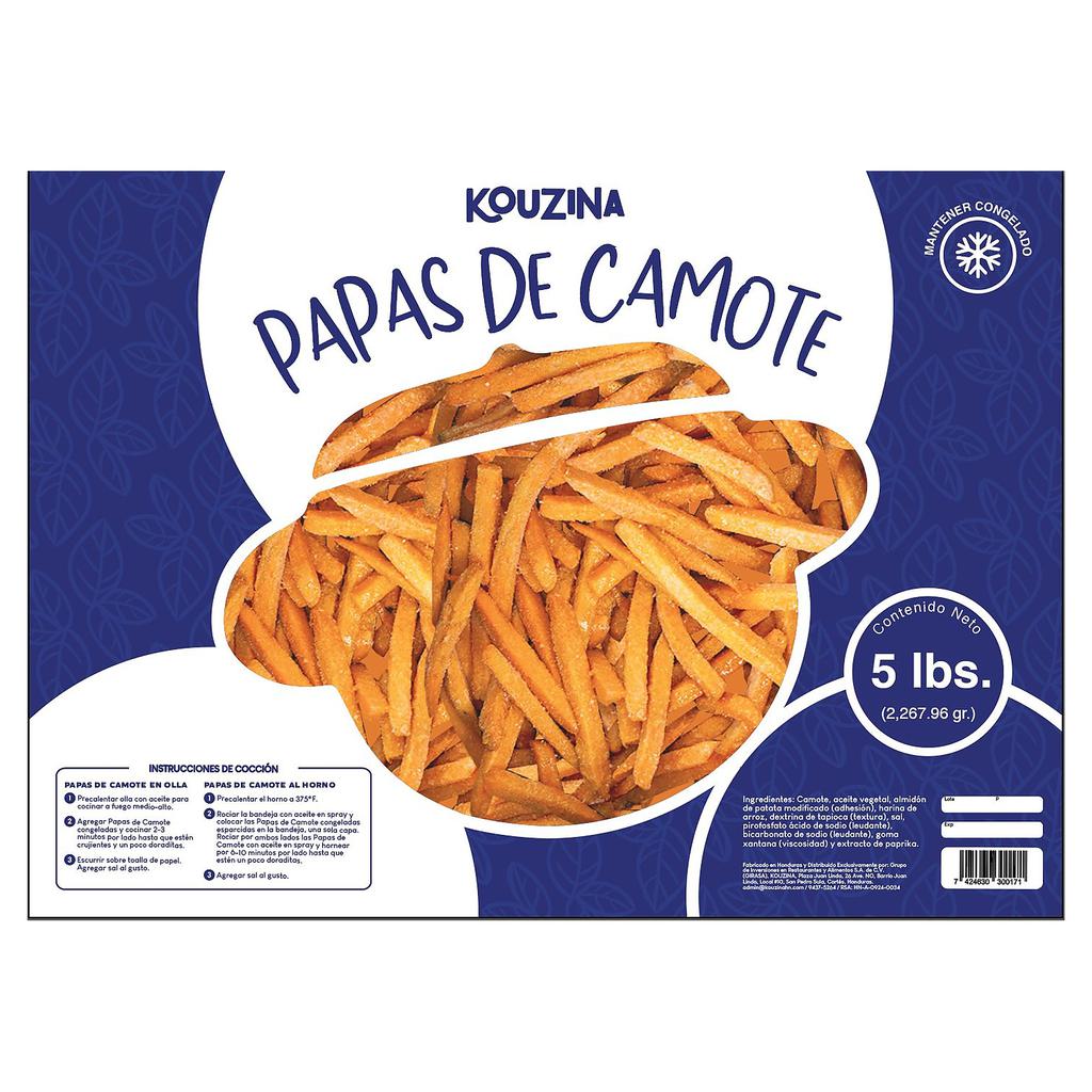 Kouizina Papas de Camote 2.2 kg / 5 lb 3