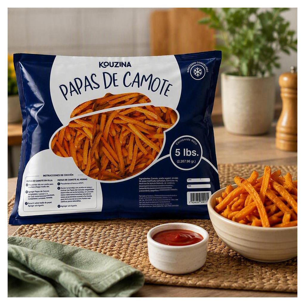 Kouizina Papas de Camote 2.2 kg / 5 lb 4
