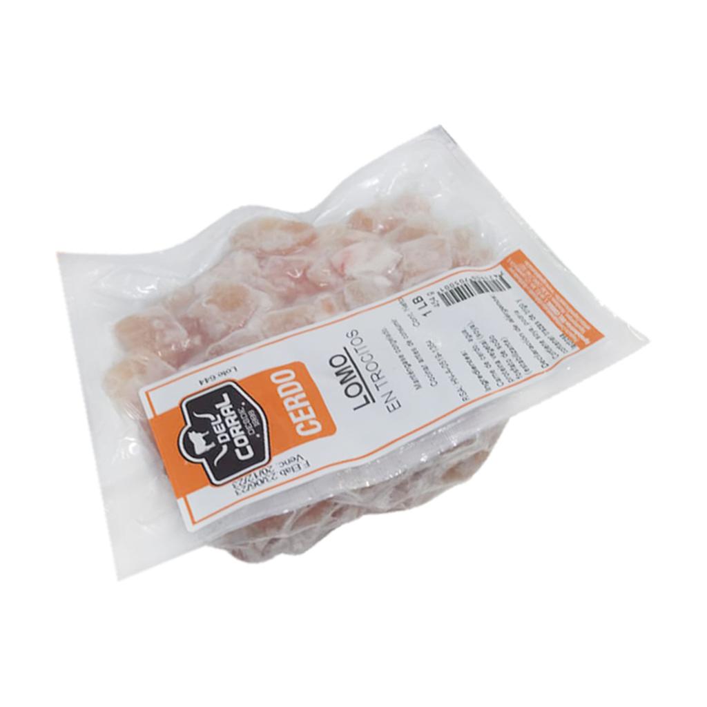 Del Corral Lomo de Cerdo en Trozos Congelado Bolsa 4.5 kg / 10 lb 2