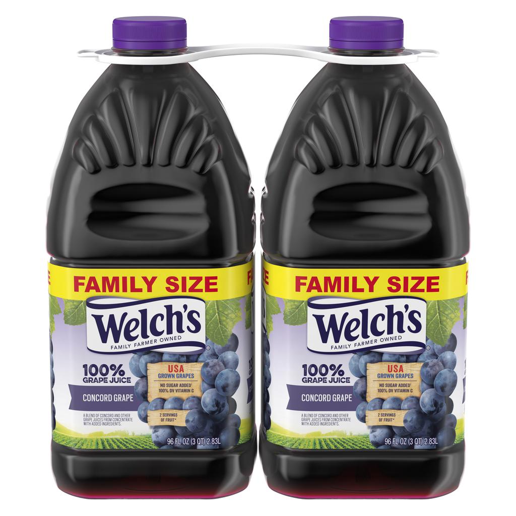 Welch's Jugo 100% de Uva 2 Unidades / 2.83 L / 96 oz