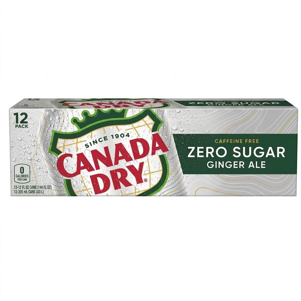 Canada Dry Ginger Ale Zero 12 Unidades / 355 mL