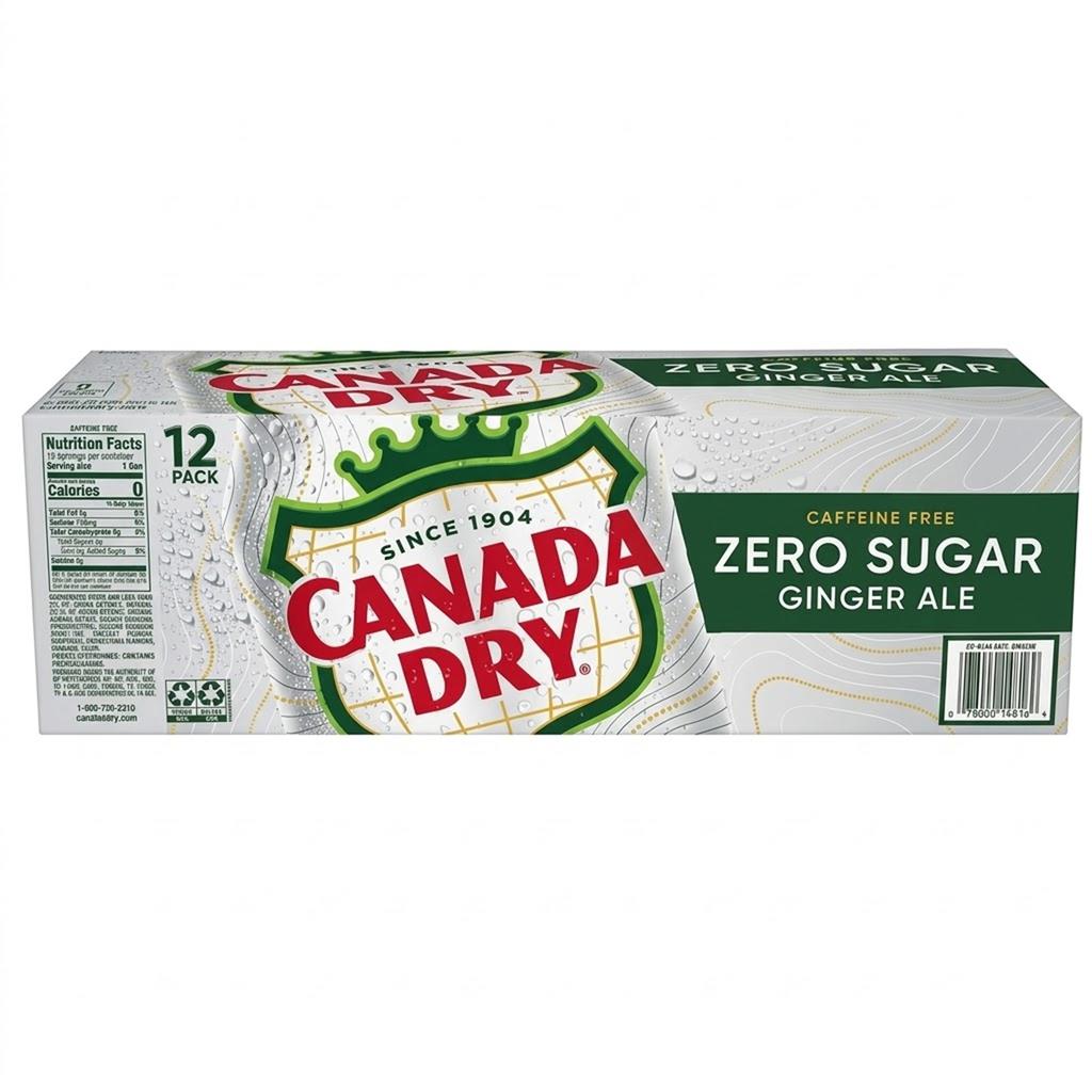 Canada Dry Ginger Ale Zero 12 Unidades / 355 mL 2
