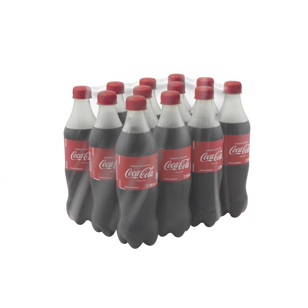 Coca Cola Original Gaseosa 12 Unidades / 500 ml / 16.9 oz 2