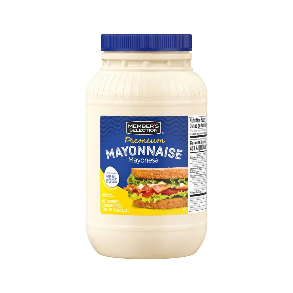 Member's Selection Mayonesa Cremosa con Sabor Natural 3.78 L / 128 oz