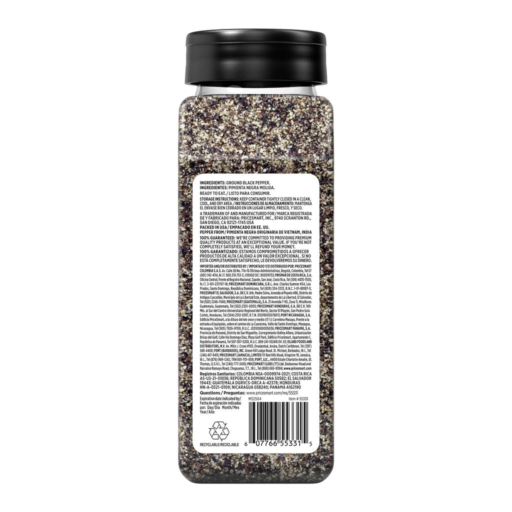 Member's Selection Pimienta Negra Molida 453 g / 16 oz 3
