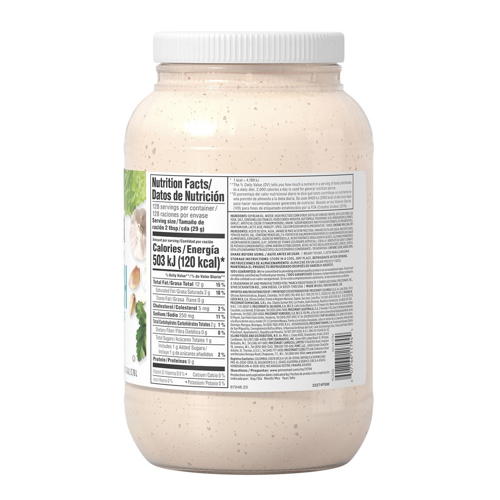 Member's Selection Aderezo Ranch 3.78 L / 128 oz 3
