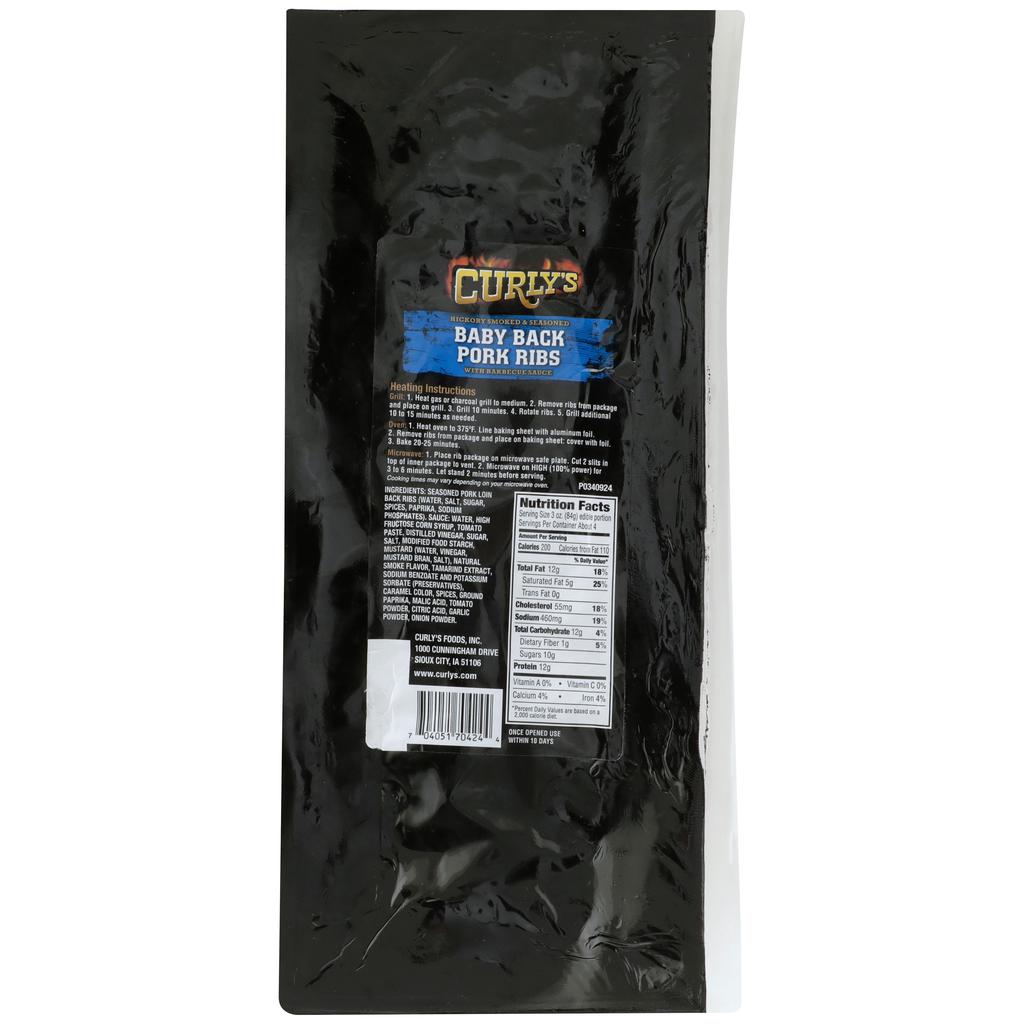 Curly's Costillas de Cerdo Baby Back 680 g / 24 oz 4