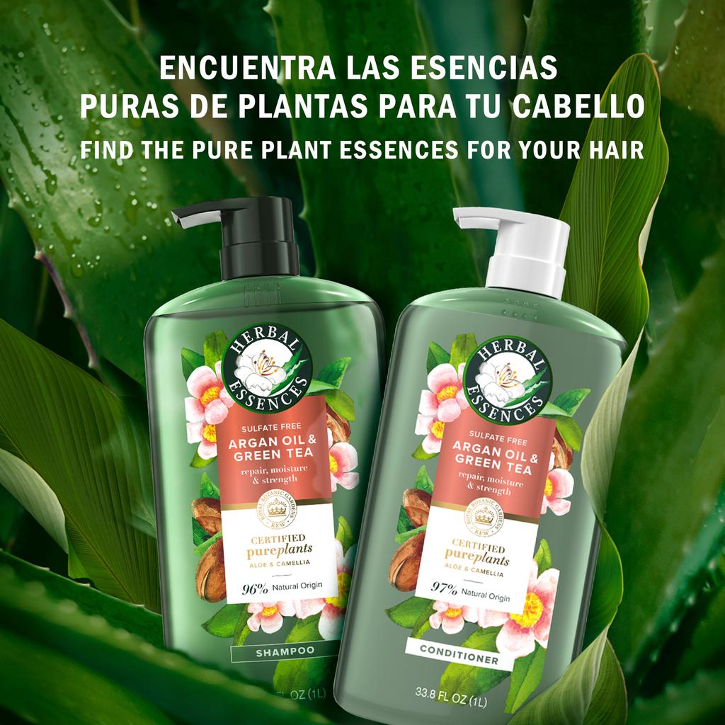 Herbal Essences Shampoo con Aceite de Argán y Té Verde 1 L / 33.8 oz 3