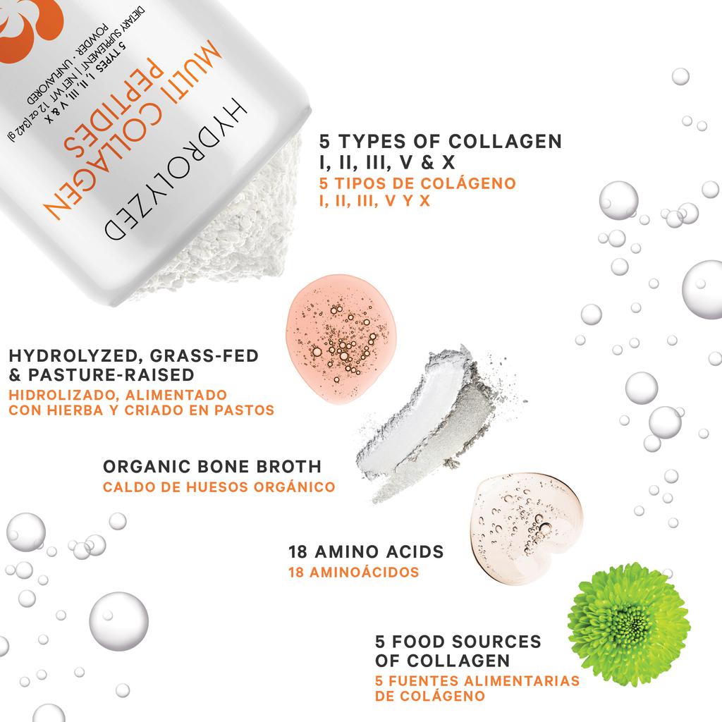 Codeage Proteína en Polvo Péptidos de Colágeno Hidrolizados 342 g / 12 oz 2