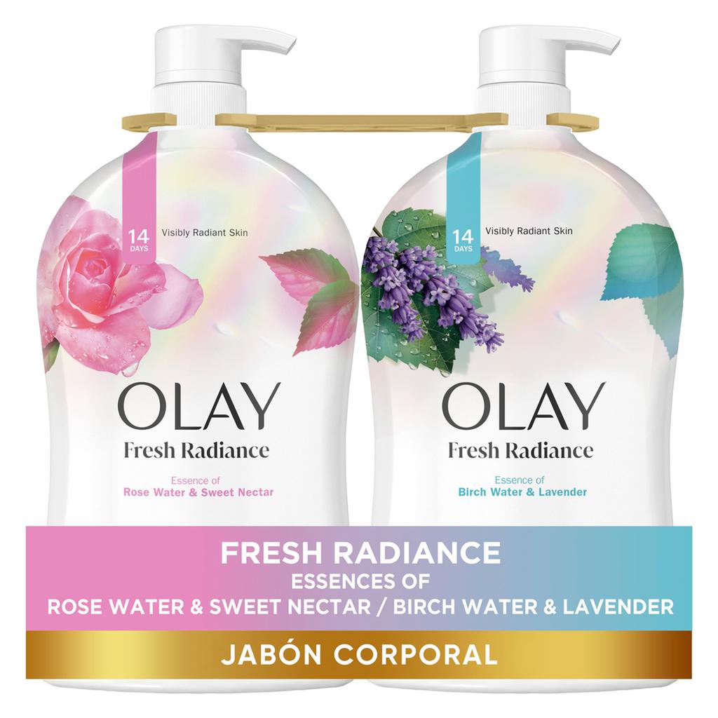 Olay Jabón Líquido Corporal Fresh Radiance 2 Unidades / 1.03 L / 35 oz