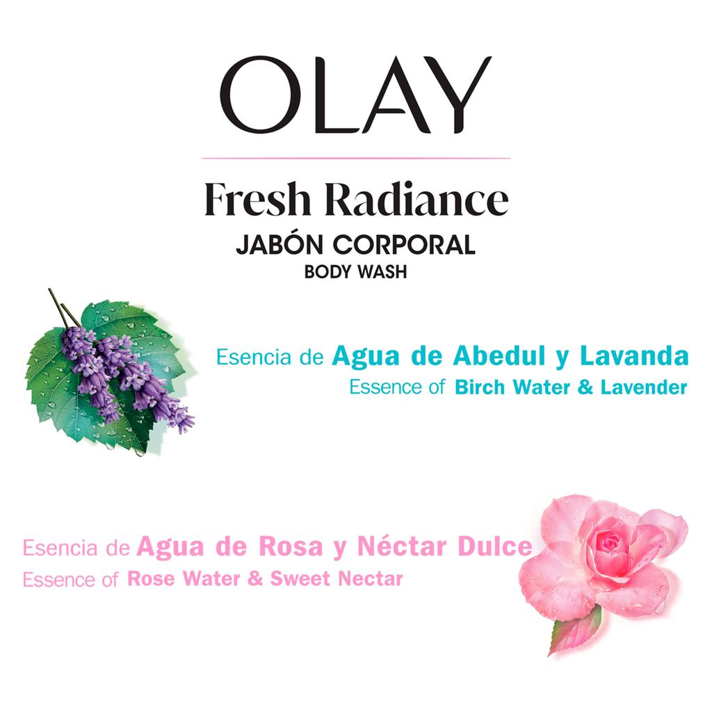 Olay Jabón Líquido Corporal Fresh Radiance 2 Unidades / 1.03 L / 35 oz 3