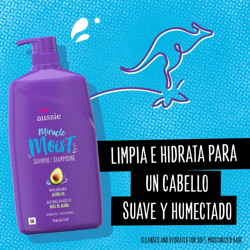 Aussie Shampoo Miracle Moist 778 mL / 26.3 oz 2