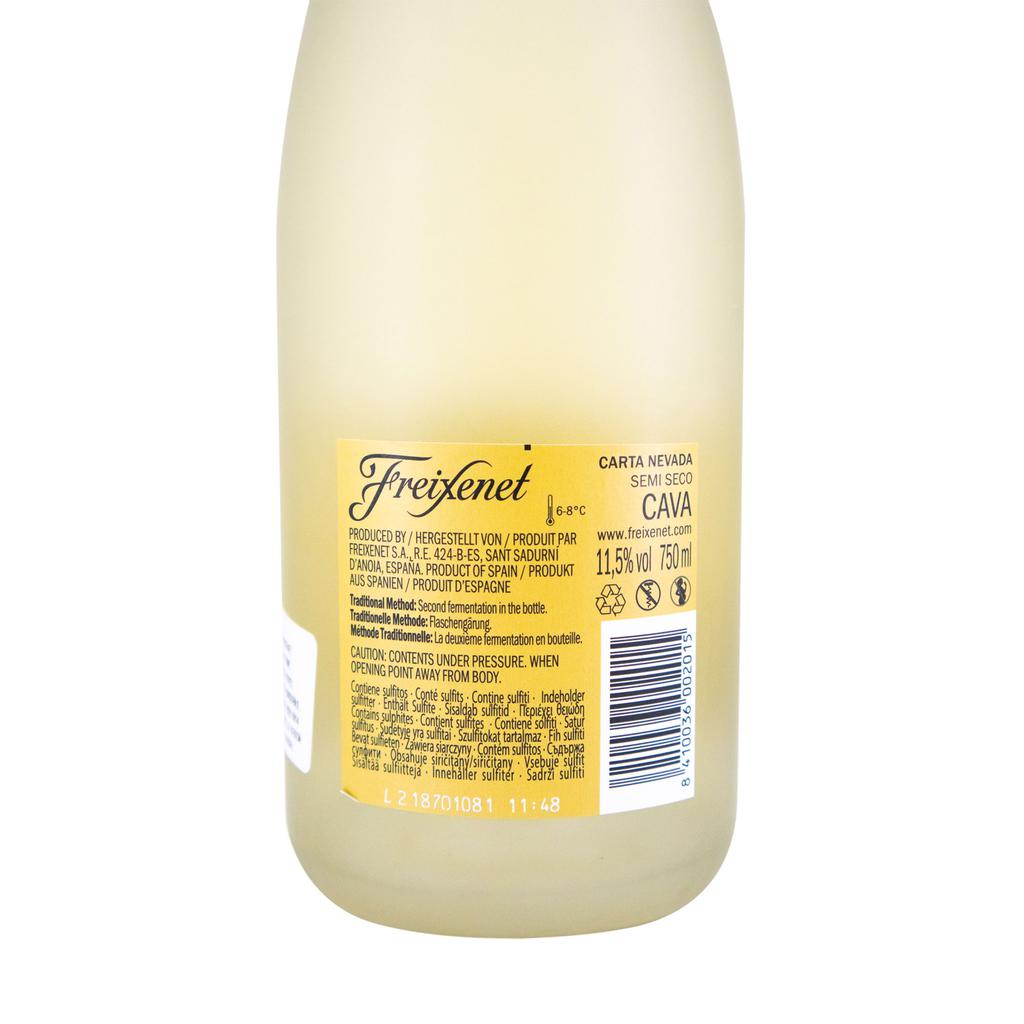 Freixenet Carta Nevada Vino Espumante Semi Seco 750 mL / 25.36 oz 4