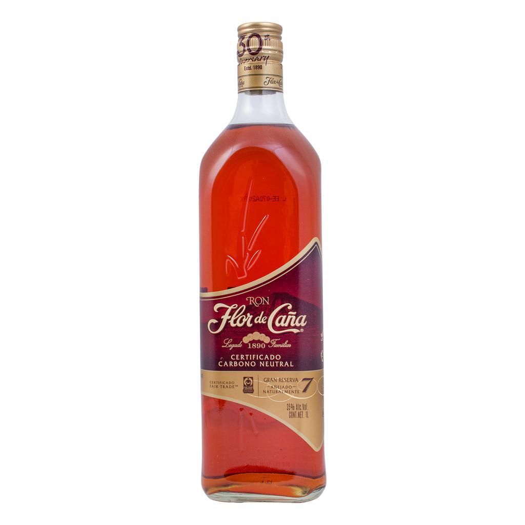 Flor de Caña 7 Años Ron Añejo 1 L / 33.8 oz Flor de Caña 2