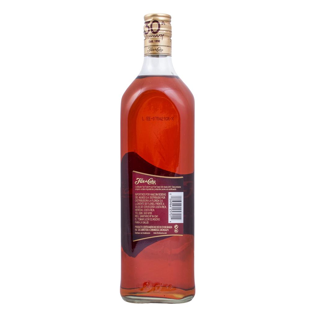 Flor de Caña 7 Años Ron Añejo 1 L / 33.8 oz Flor de Caña 4
