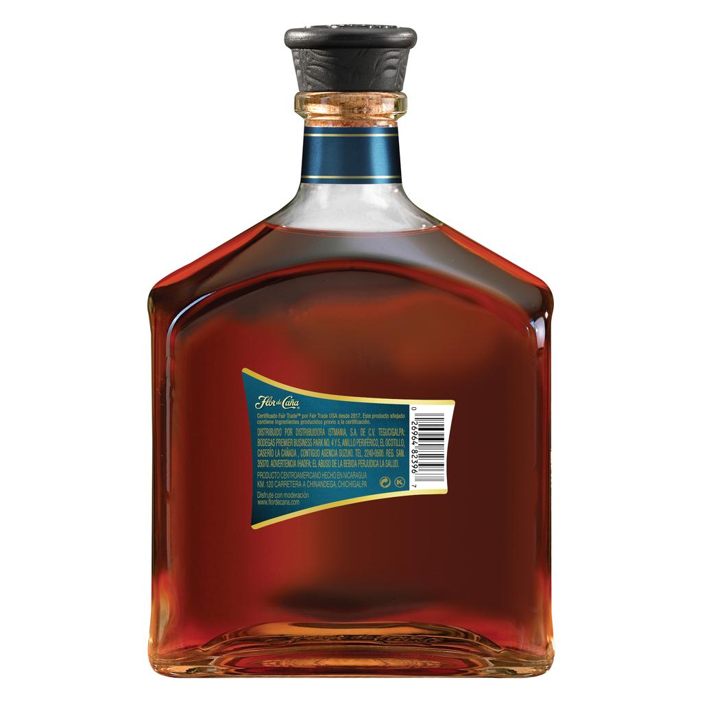 Flor de Caña Ron 12 Años Cero Azúcar 750 mL 4