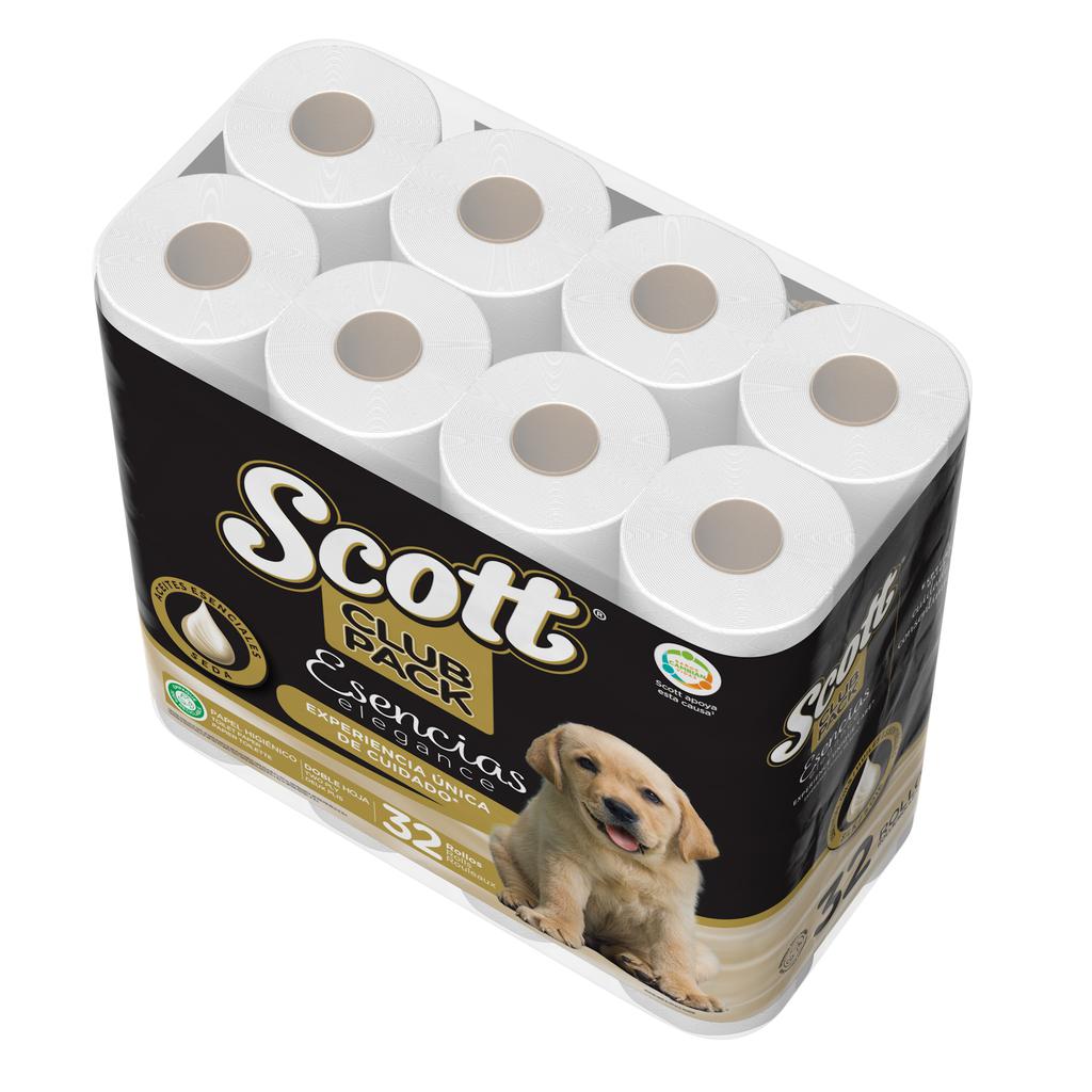 Scott Esencias Elegance Papel Higiénico 32 Rollos / 350 Hojas 3