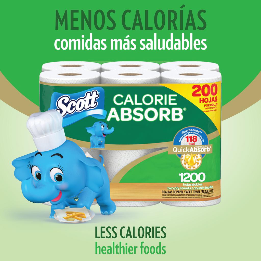 Scott Calorie Absorb Toalla de Papel Absorbente 6 Unidades / 200 Hojas 2