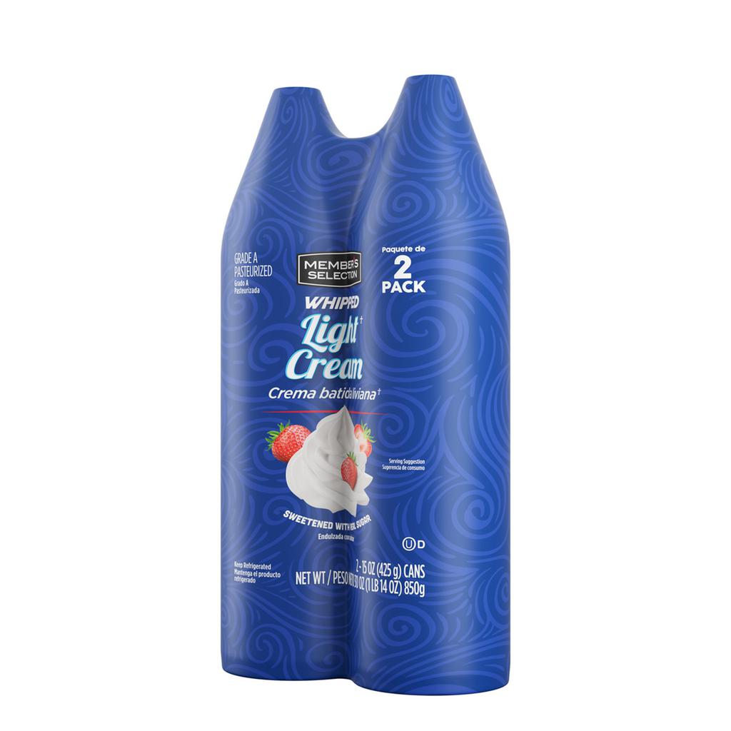 Member's Selection Crema Batida 2 Unidades 425 g / 15 oz 2