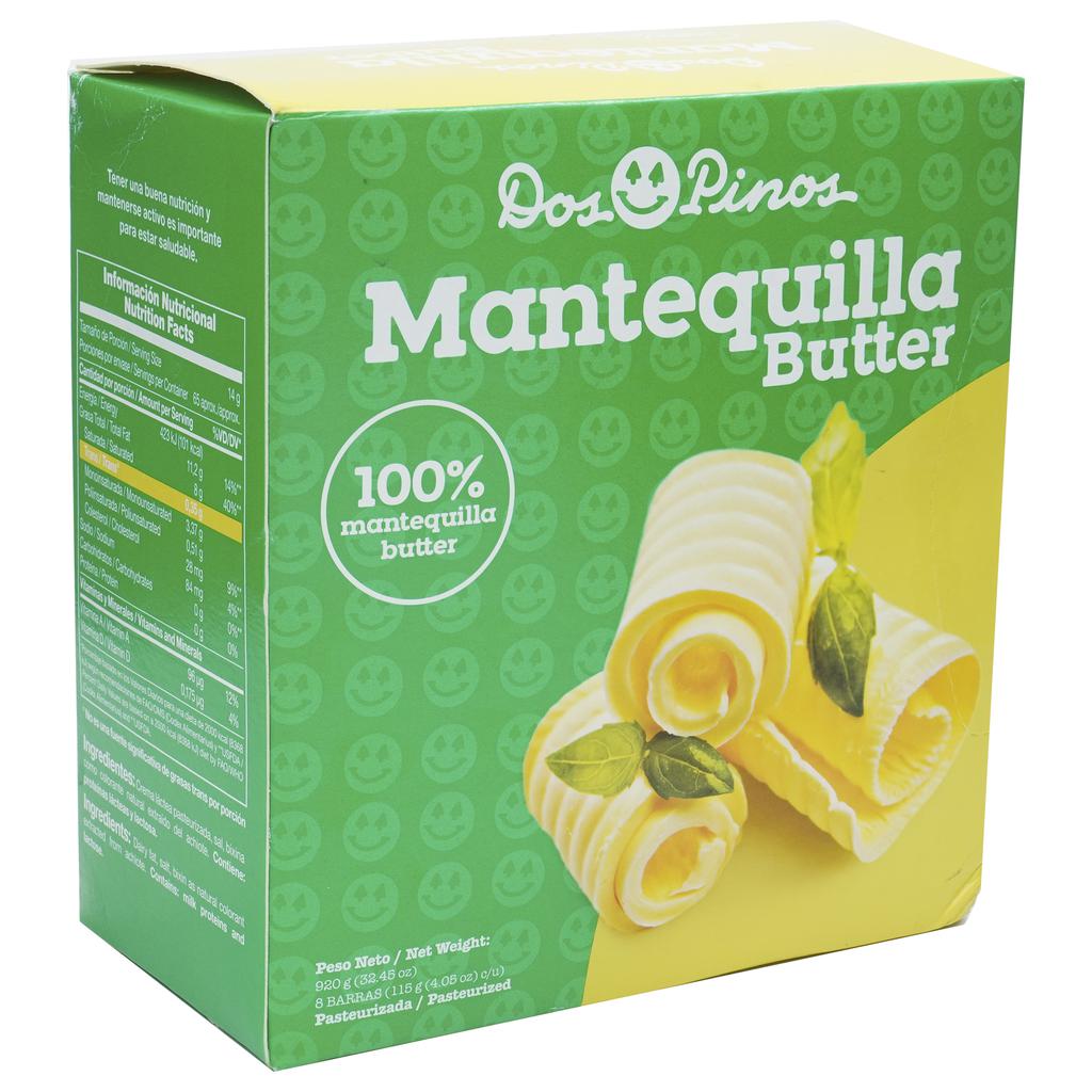 Dos Pinos Mantequilla Pasteurizada 8 Unidades / 115 g / 4 oz 2