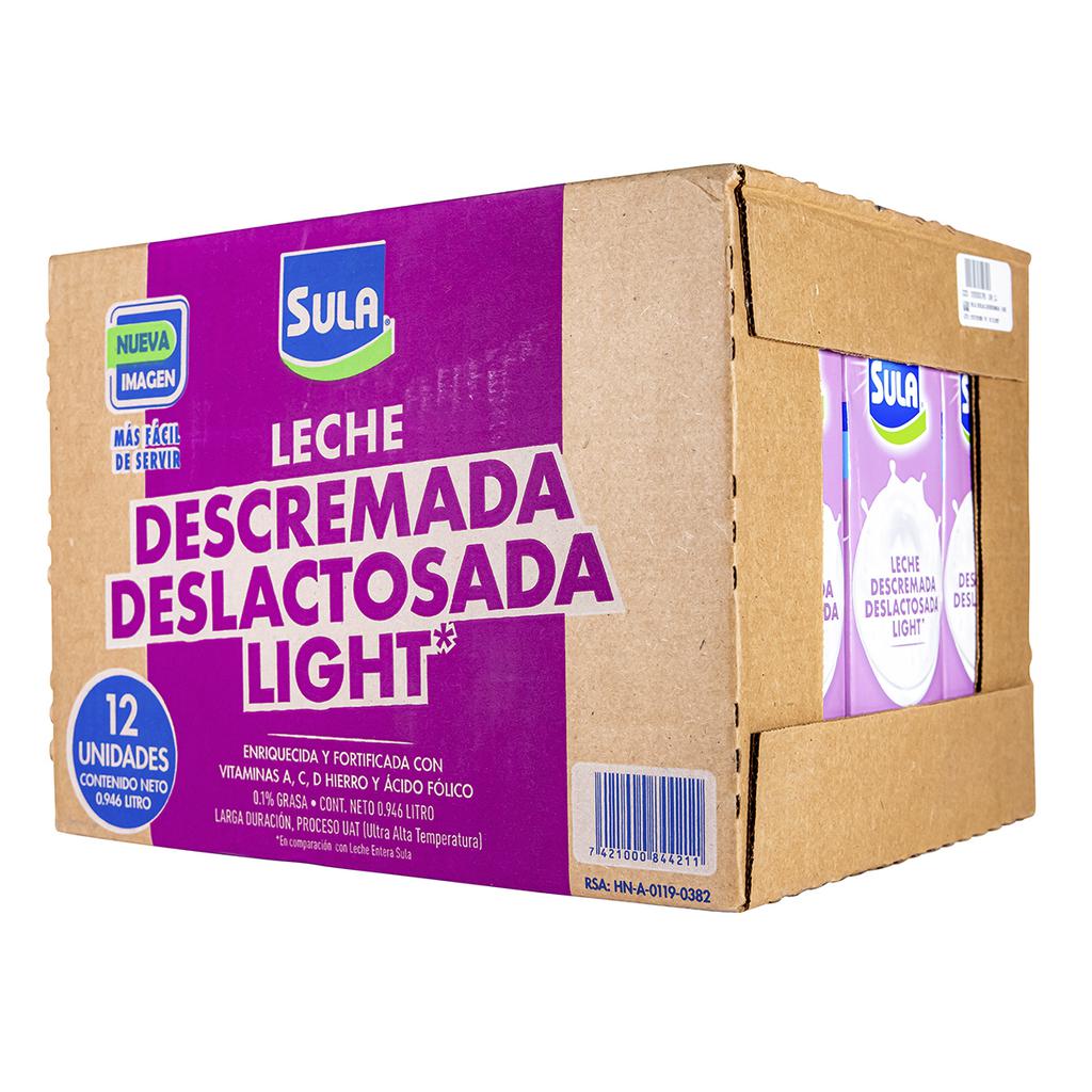 Sula Deslactosada Descremada Light 12 Unidades / 946 mL 2