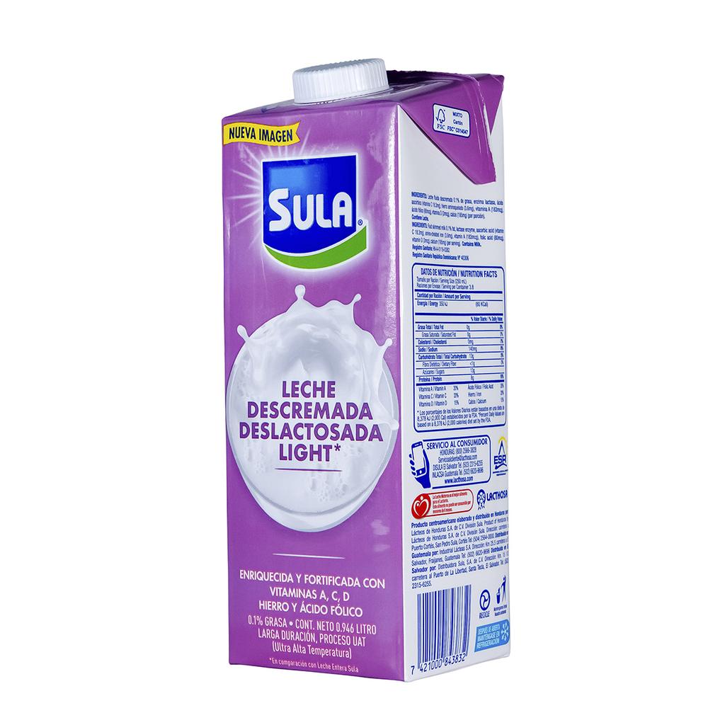 Sula Deslactosada Descremada Light 12 Unidades / 946 mL 4