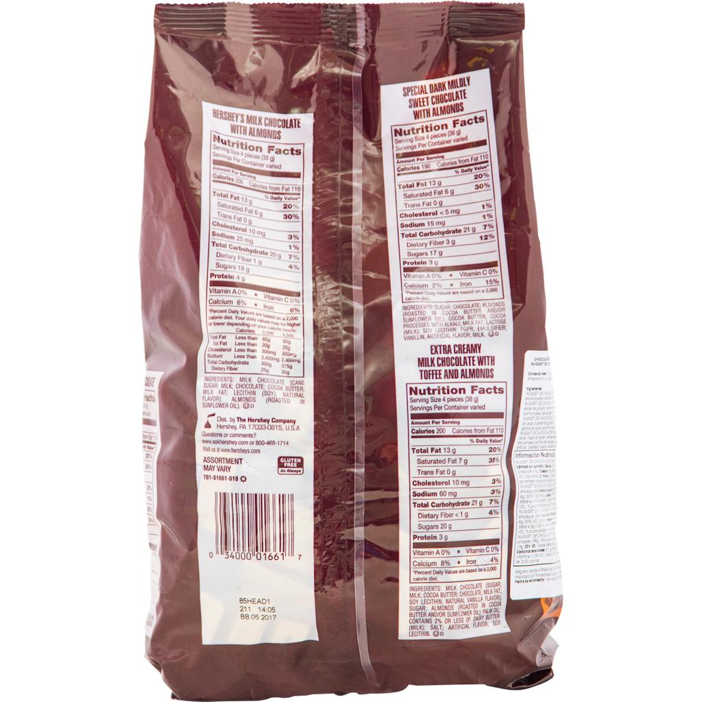 Hershey's Nuggets de Chocolate de Sabores Variados 1.47 kg / 3 lb 2