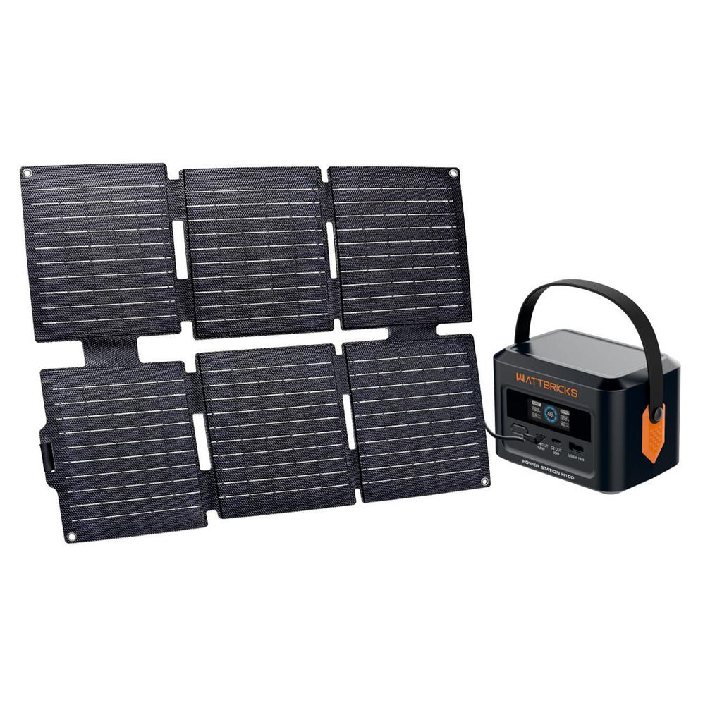Wattbricks Energy Estación de Energía Portátil 120 W H100B 3