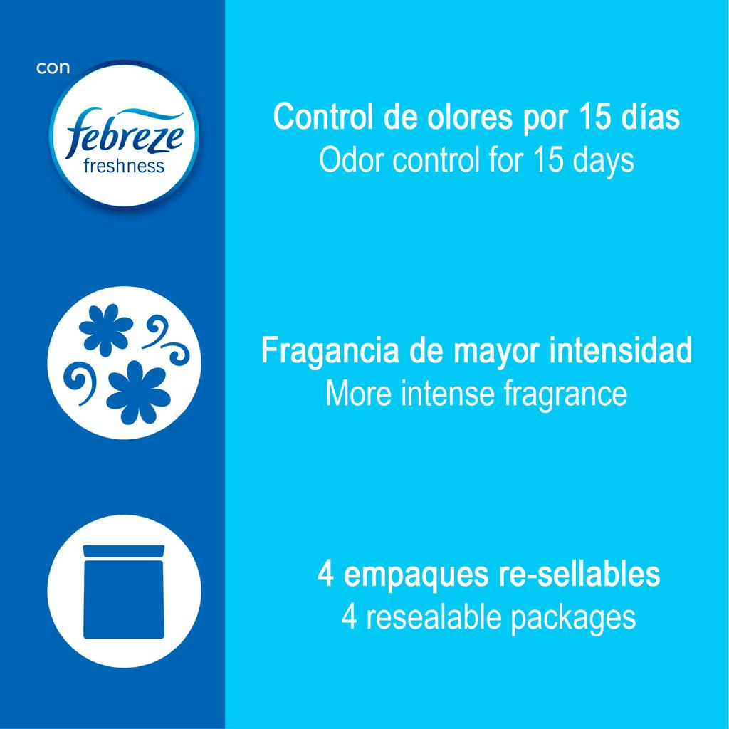 Fresh Step Arena para Gatos Control de Olores con Fragancia 4 Unidades / 19 kg / 42 lb 4
