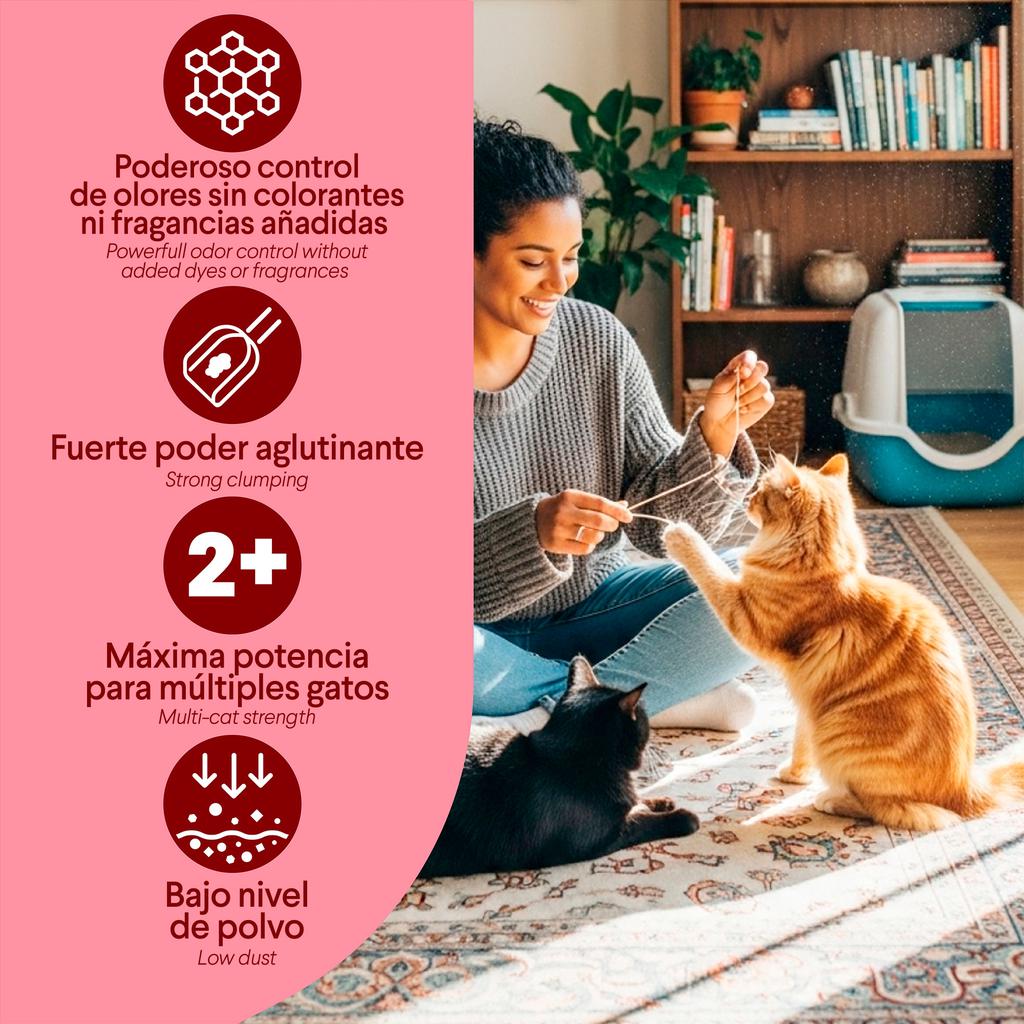 Fresh Step Arena Aglomerante para Gato Sin Fragancia 10 kg / 22 lb 3