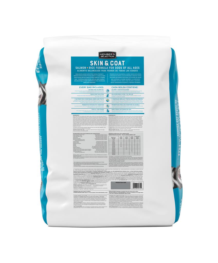 Member's Selection Comida para Perro Formula de Salmón y Arroz 13.6 kg / 30 lb 3