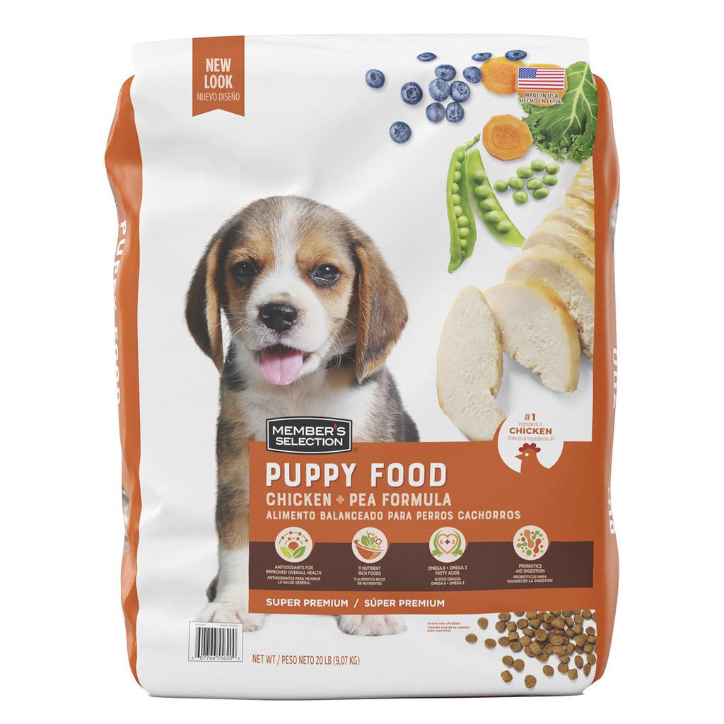 Member's Selection Alimento Balanceado con Pollo y Guisantes para Perros Cachorros 9.07 kg / 20 lb