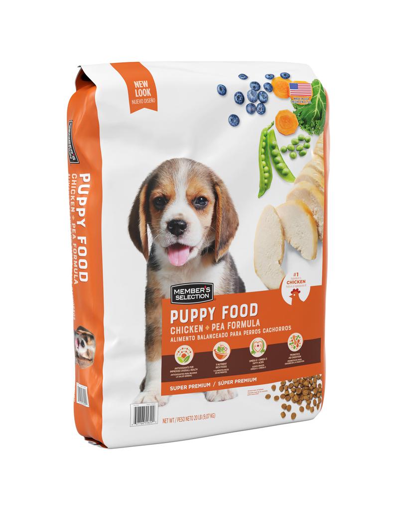 Member's Selection Alimento Balanceado con Pollo y Guisantes para Perros Cachorros 9.07 kg / 20 lb 2