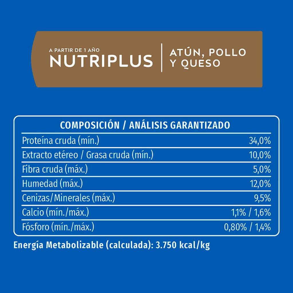 Cat Chow Nutriplus Comida para Gato 9 kg / 19.8 lb 4