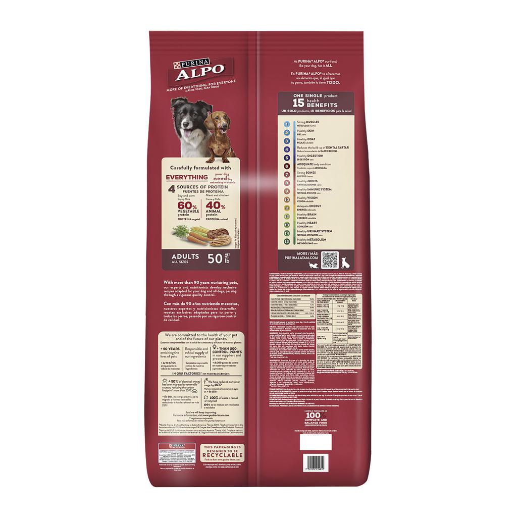 Alpo Comida Perro Adulto 22.7 kg / 50 lb 3