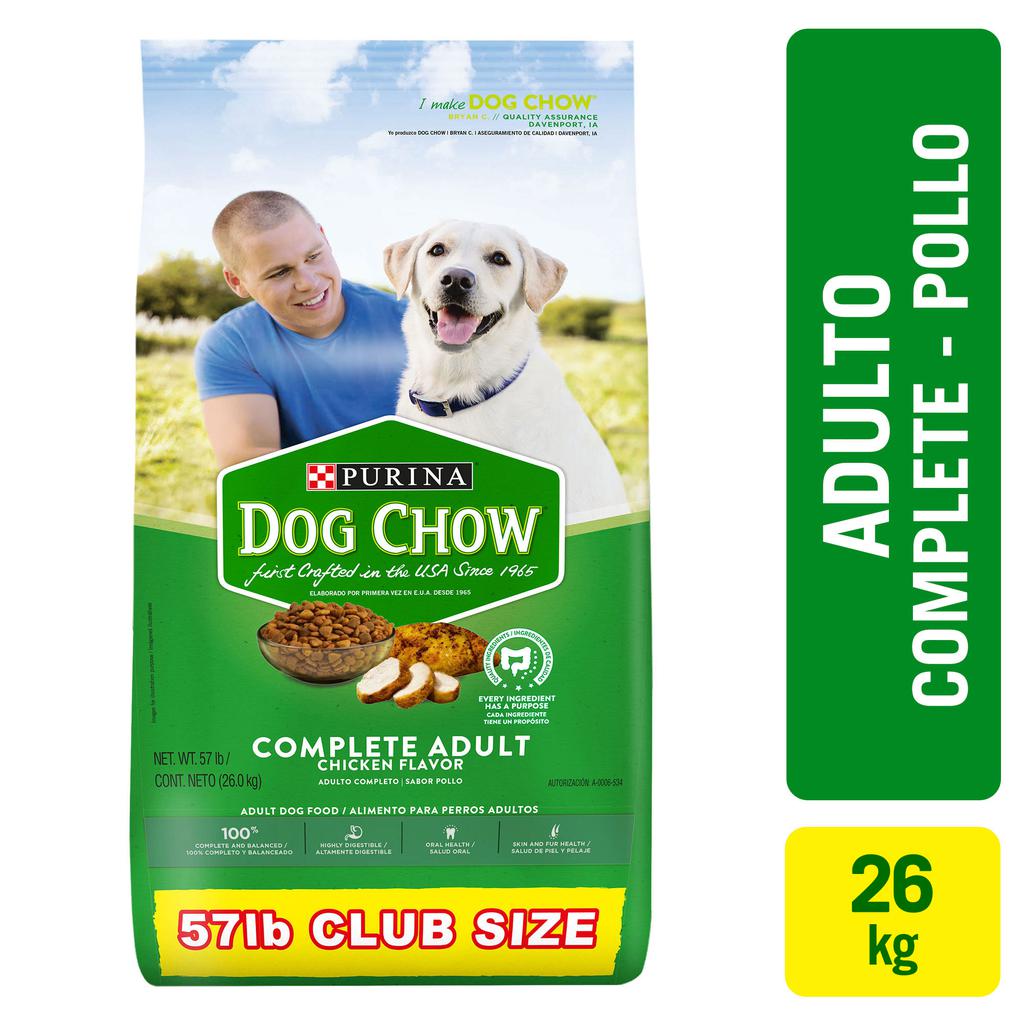 Dog Chow Comida para Perro Adulto 26 kg / 57 lb