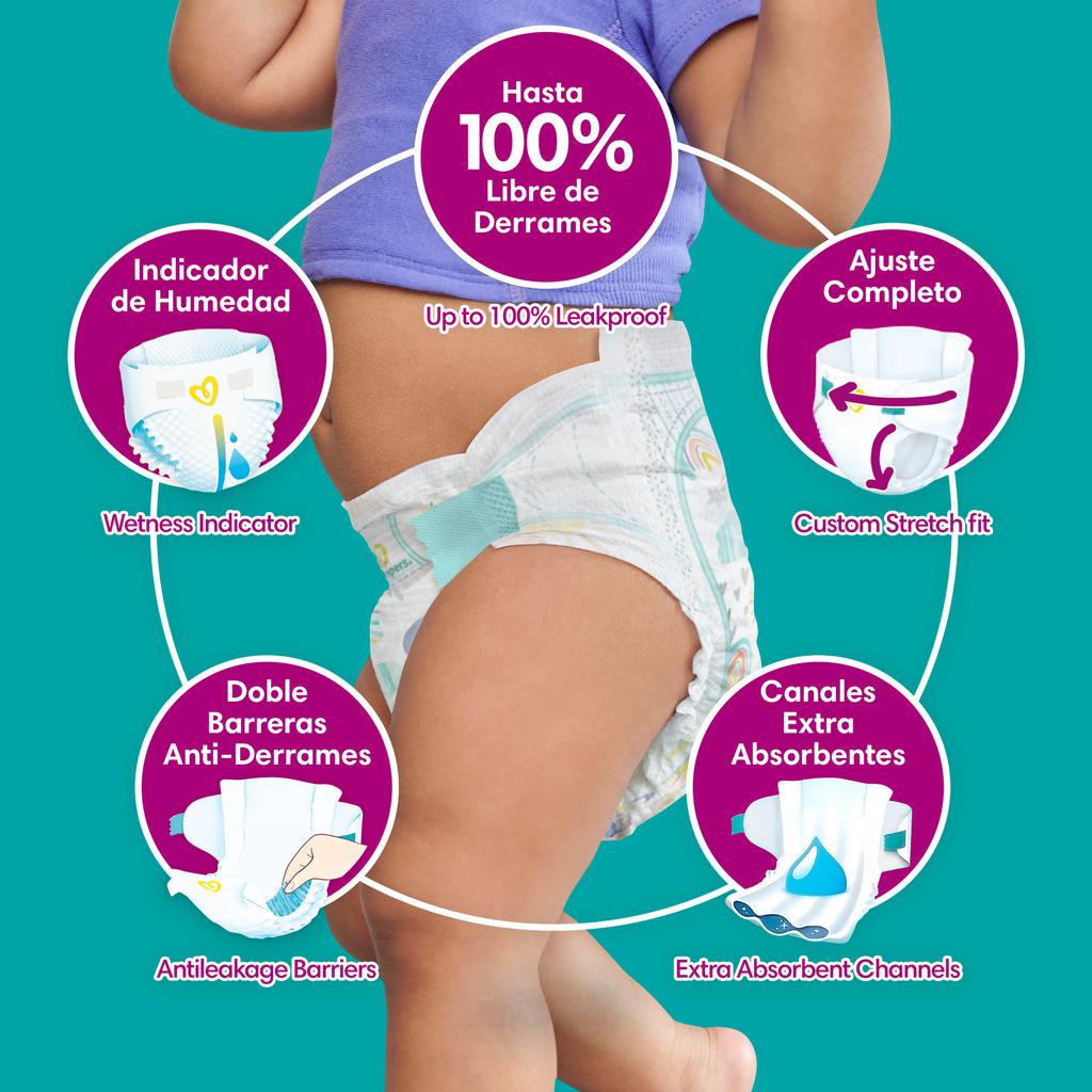 Pampers Pañales Cruisers para Bebé Etapa 5 / 128 Unidades 2