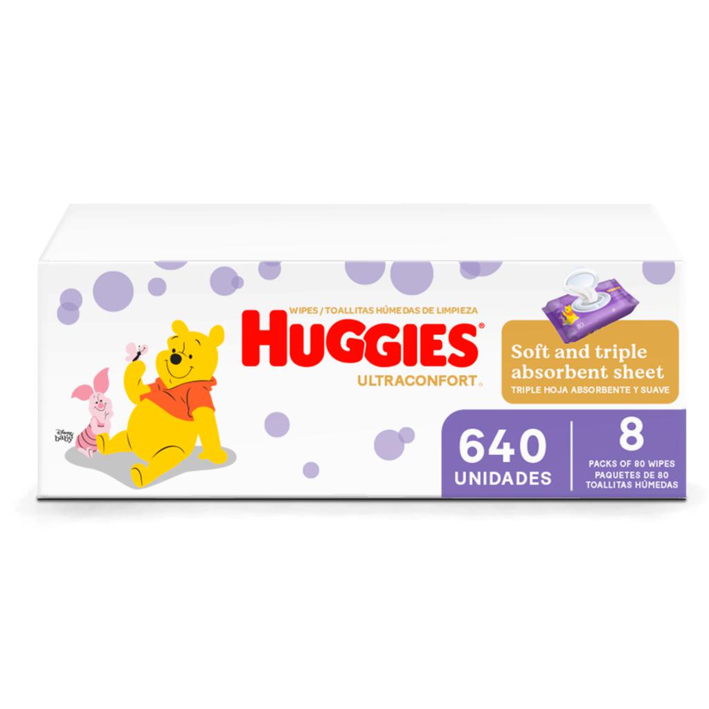 Huggies UltraConfort Toallitas Húmedas para Bebé 640 Unidades